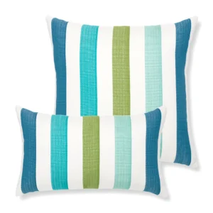 RHODES STRIPE BLUE PILLOW