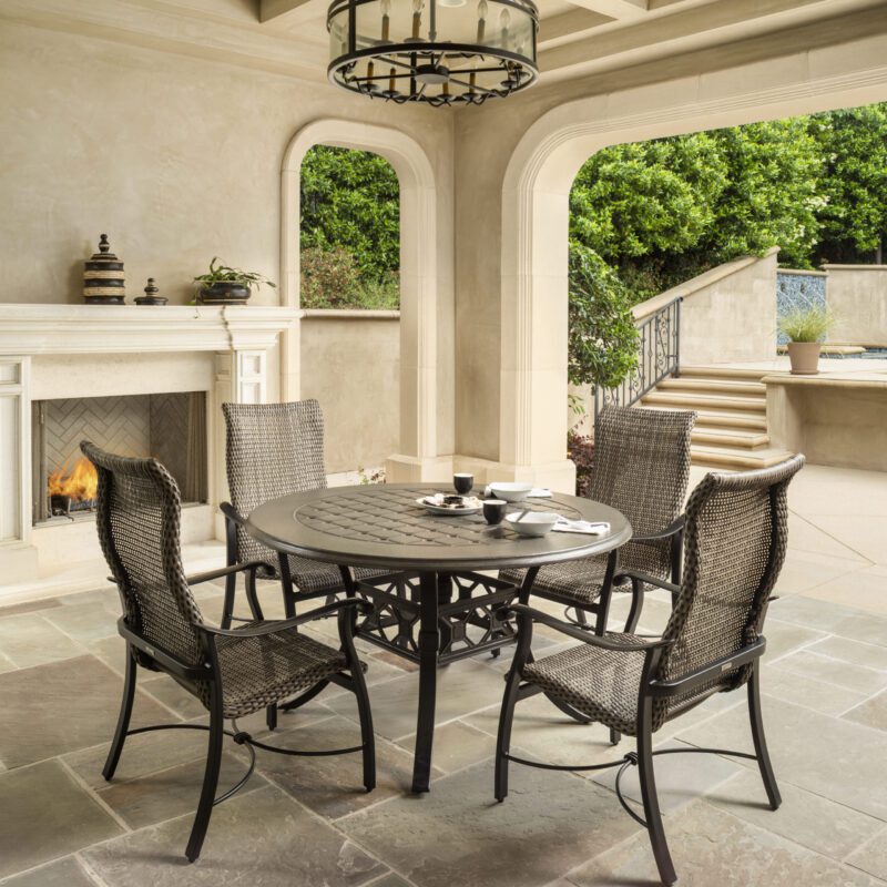 Lucerne Woven Dining - Outdoor Dining Sets - Hearth & Patio Charlotte